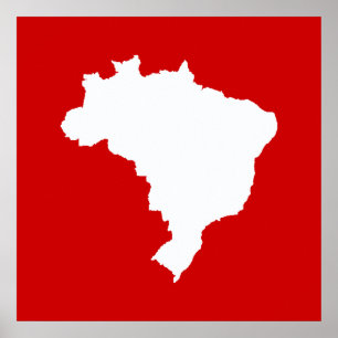 Carnival Red Festive Brazil at Emporiomoffa Poster