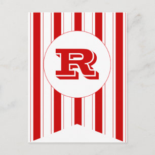 Carnival Red Party Flag Bunting Banner Post Card