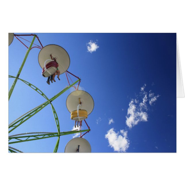 Carnival Ride Blank Card (Front Horizontal)
