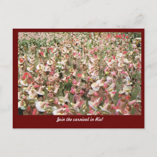 Carnival Rio de Janeiro, Brazil Postcard