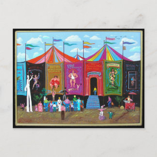Carnival Sideshow Postcard
