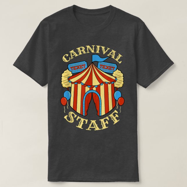 Carnival Staff Circus Event Security Ringmaster Lo T-Shirt (Design Front)