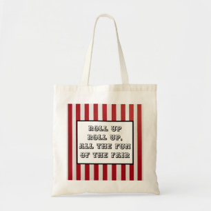 Carnival Stripe Tote Bag – Fun Fair-Inspired