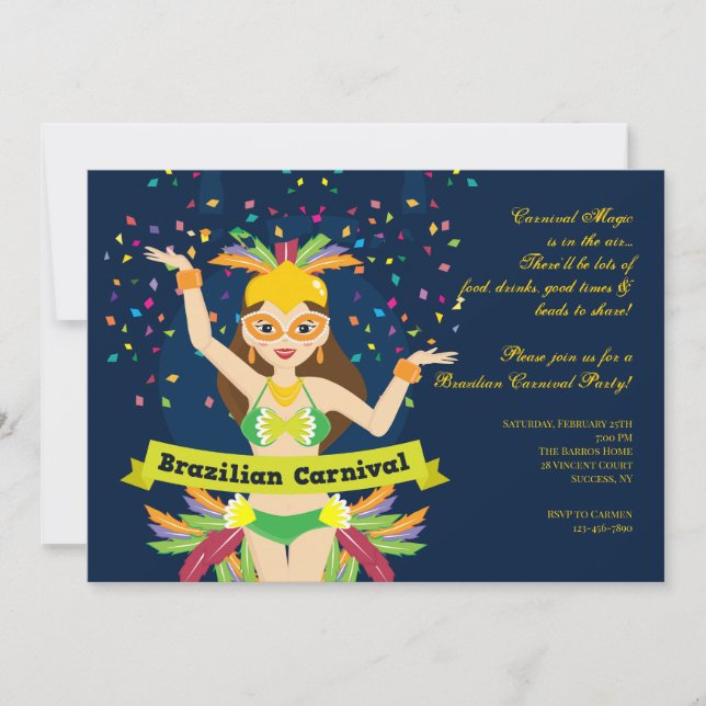Carnival Time Invitation (Front)