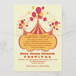 Carnival Time Invitation