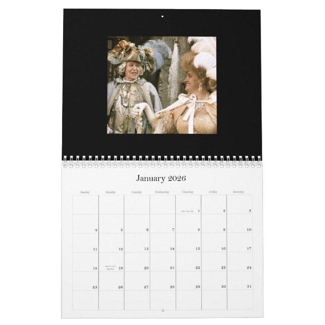 Carnivale di Venezia II Calendar (Jan 2026)