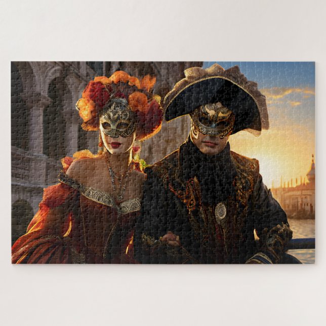 Carnivale in Venice Jigsaw Puzzle (Horizontal)