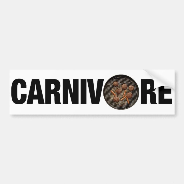 Carnivore bumper sticker (Front)