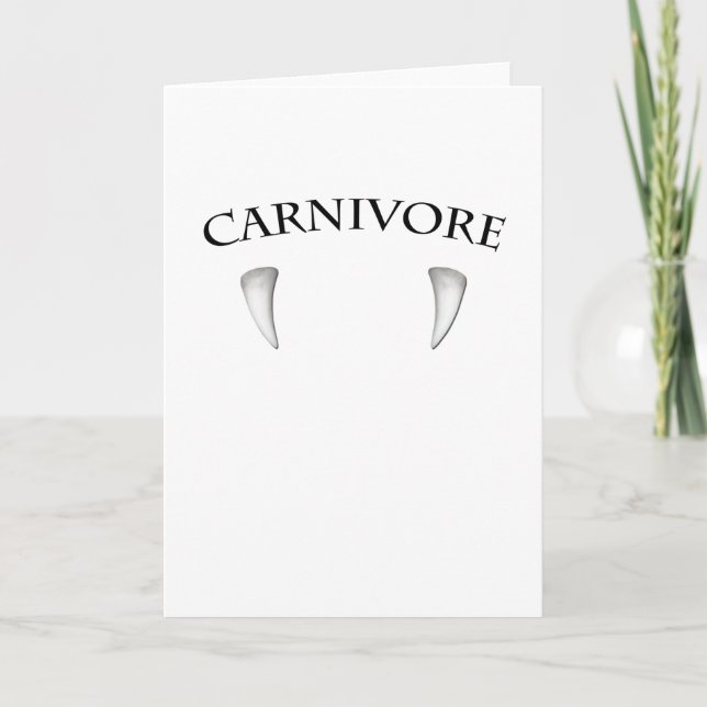 Carnivore Fang Card (Front)