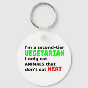Carnivore Meat Lover Funny Sarcastic Gift Key Ring