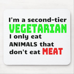 Carnivore Meat Lover Funny Sarcastic Gift Mouse Pad