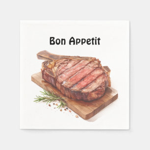🍖🌿 "Carnivore's Feast" - Bon Appetit Napkins 🥩✨