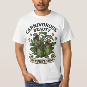 Carnivorous Beauty Nature’s Trap Pitcher Plant T-Shirt