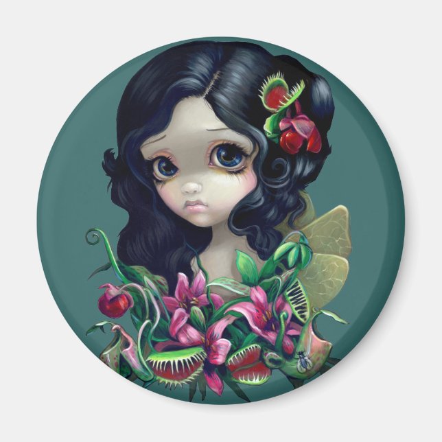 "Carnivorous Bouquet Fairy" Magnet (Front)