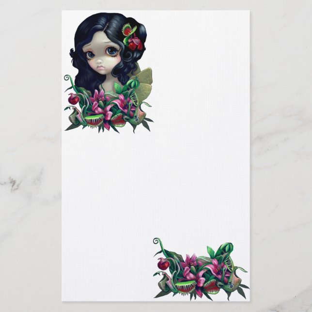 "Carnivorous Bouquet Fairy" Stationery (Front)