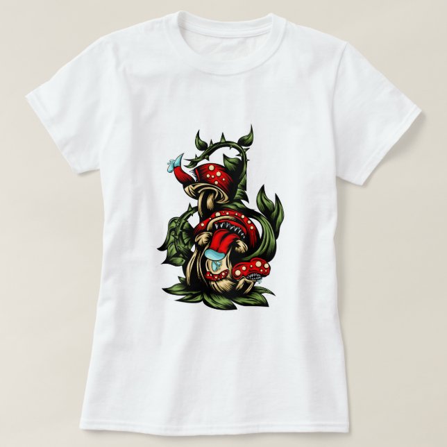 Carnivorous Fungi T-Shirt (Design Front)