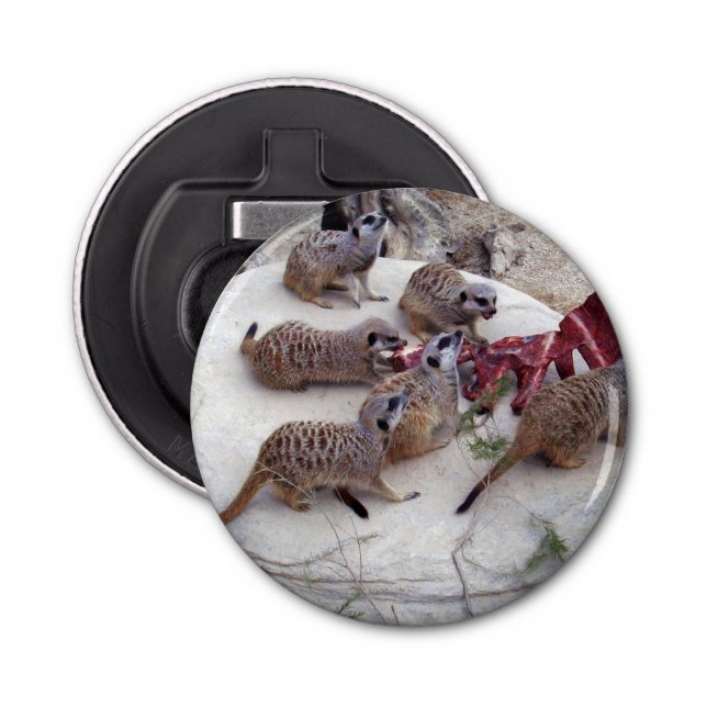 Carnivorous Meerkats Having Ribs For Tea, Bottle Opener (Front)