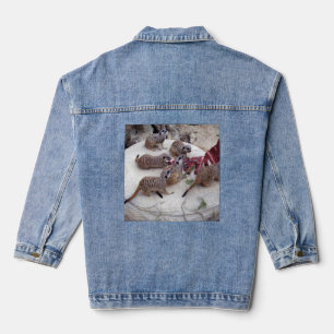 Carnivorous Meerkats Having Ribs For Tea, Denim Jacket