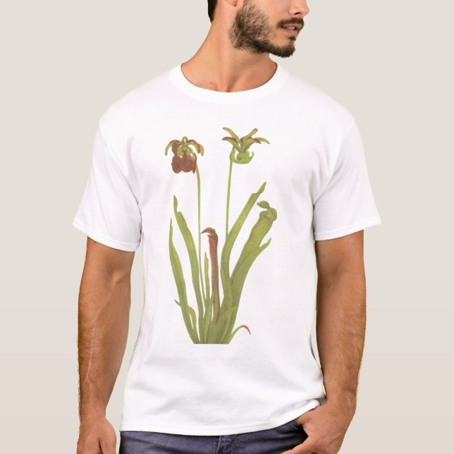 Carnivorous Plant - Sarracenia rubra T-Shirt (Front)