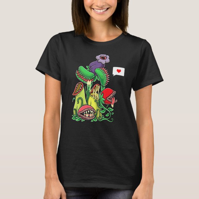 Carnivorous Plant  Venus Flytrap Gardening Gardene T-Shirt (Front)