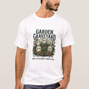 Carnivorous Plants and Creepy Garden Halloween Art T-Shirt