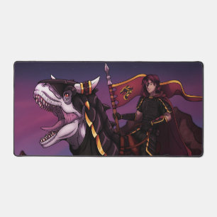 Carnotaurus Knight Desk Mat