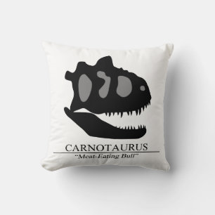 Carnotaurus Skull Cushion