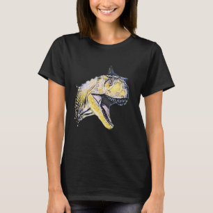 Carnotaurus Skull Dinosaur Motif prehistoric Preda T-Shirt