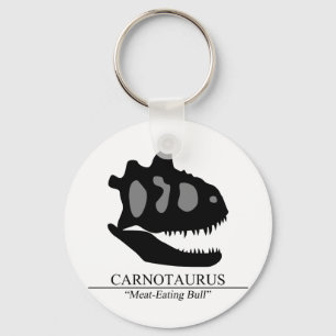 Carnotaurus Skull Key Ring
