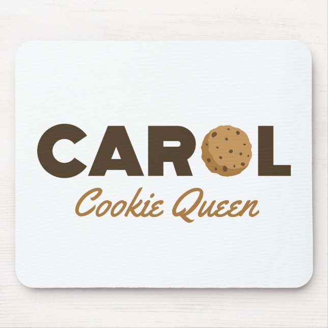 Carol cookie Queen Mouse Pad (Front)