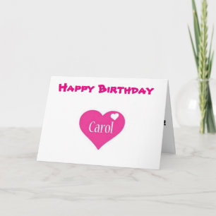 ***CAROL*** HOPE YOUR BIRTHDAY IS "PERFECT" CARD