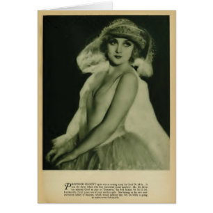 Carol Lombard 1929 vintage portrait card
