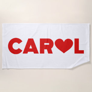 Carol Love Beach Towel