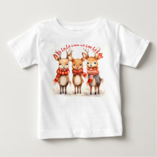 Carol Reindeers Baby T-Shirt