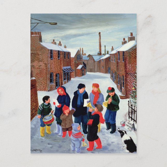 Carol Singers Postcard (Front)