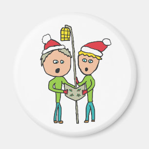 Carol Singing Magnet