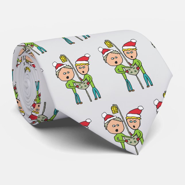 Carol Singing Tie (Rolled)