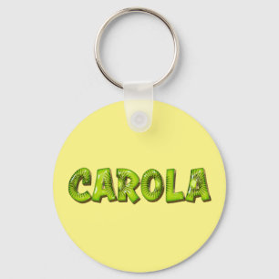Carola Name Kiwi Design Keychain