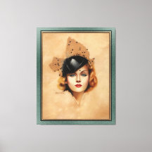 Carole Lombard Portrait by Charles Gates Sheldon