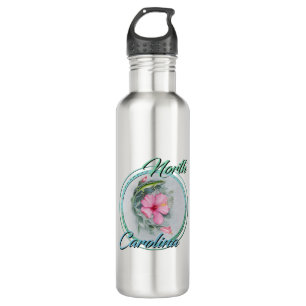 Carolina Anole & Hibiscus 710 Ml Water Bottle
