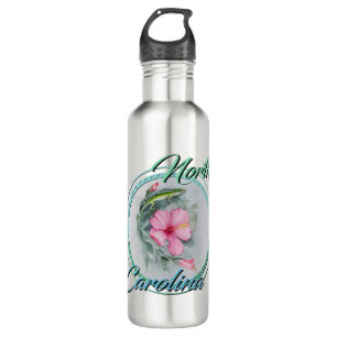 Carolina Anole & Hibiscus 710 Ml Water Bottle