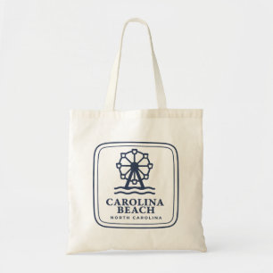 Carolina Beach North Carolina Ferris Wheel and Sea Tote Bag