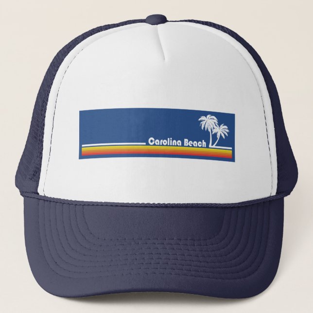 Carolina Beach North Carolina Trucker Hat (Front)