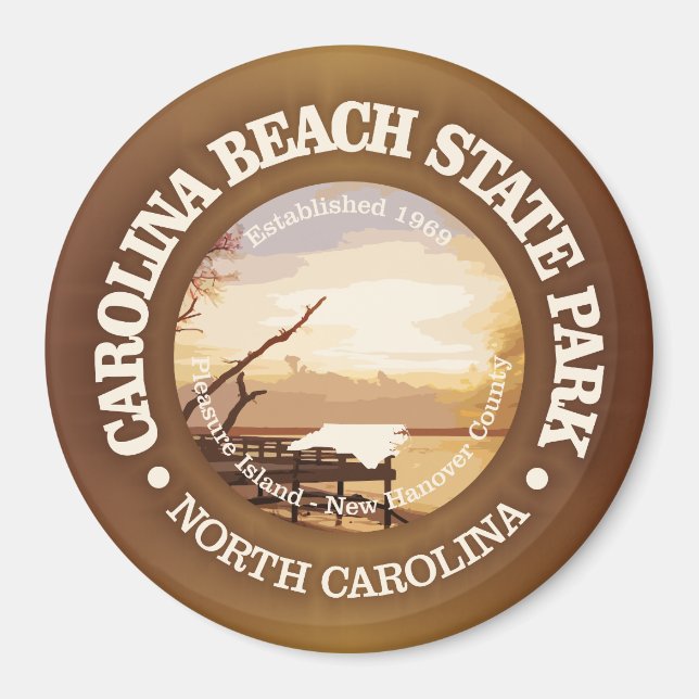 Carolina Beach SP Magnet (Front)