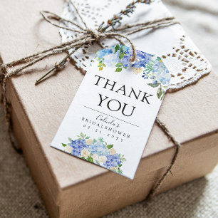 Carolina Bloom Bridal Shower Thank You Gift Tags