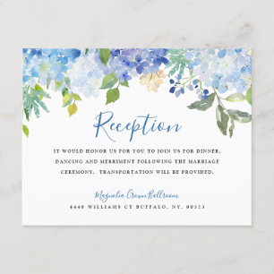 Carolina Bloom Reception Invitation