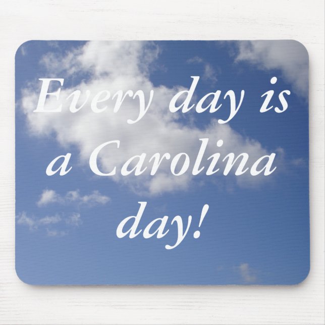 Carolina Blue Sky Mousepad (Front)