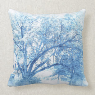 Carolina Blue Southern Oak Cushion