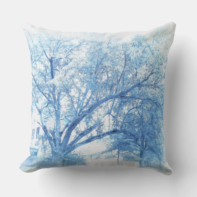 Carolina Blue Southern Oak Cushion (Front)