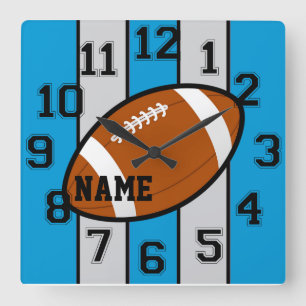 Carolina Colours Football Wall Clock